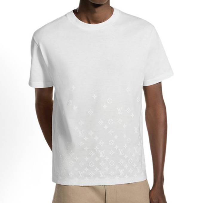 lv louis vuitton monogram gradient t-shirt